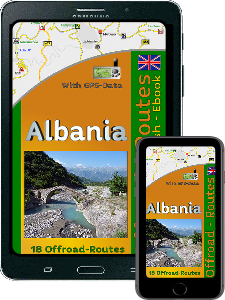 Ebook Albania with GPS Data