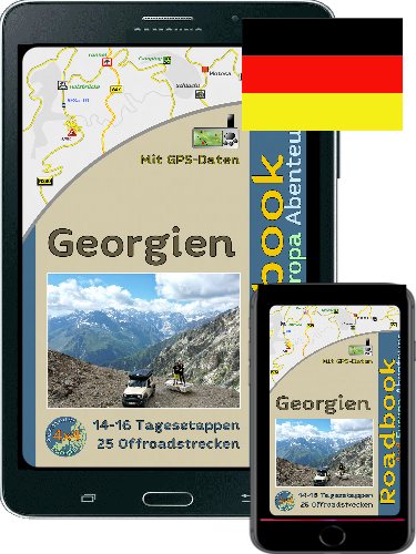 Ein Ebook für Handy oder Tablet für das Land Georgien