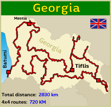 4x4 Off-Road Tour Georgia and the Caucasus with SUV on the Best Off-Road Trails