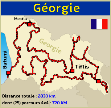Voyage Offroad 4x4 en Géorgie et dans le Caucase sur les plus belles pistes tout-terrain