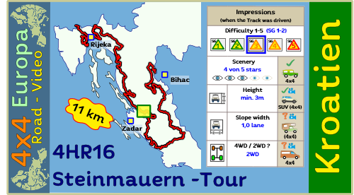 4HR16 Steinmauern - Tour Streckenvideo von 4x4Europa.de 