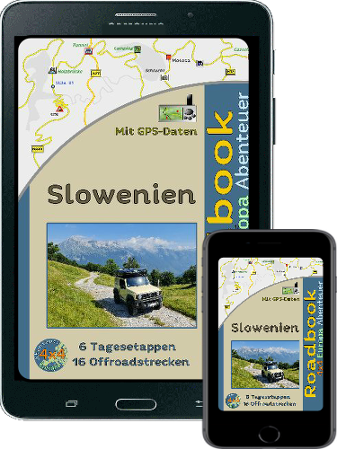 Ebook 4x4 Europa Slowenien inklusive der GPS Daten in GPX