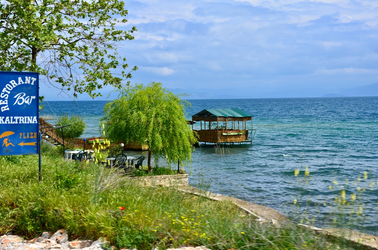 Tiefster See in Europa der Ohridsee in Albanien