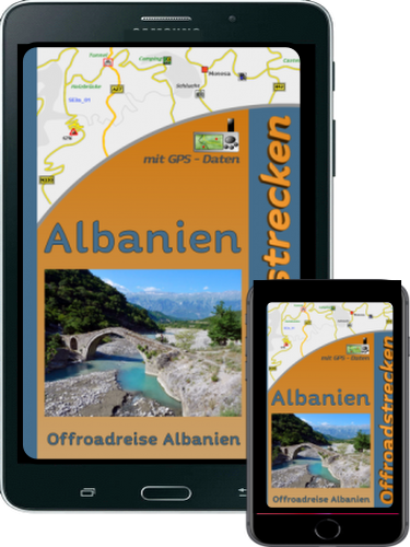 Ebook für Offroadtouren durch ganz Albanien bestellen