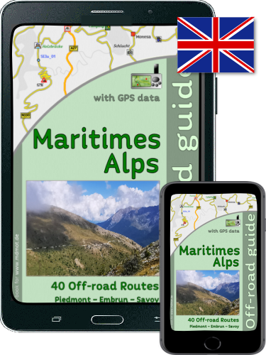 Off-road Travel Guide E-book: Maritime Alps – Piedmont, Embrun & Savoy – 40 Off-road Routes