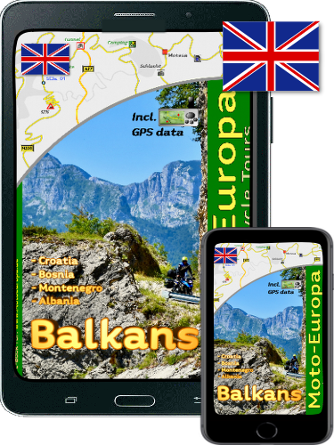 Balkan travel guide as ebook including GPS data