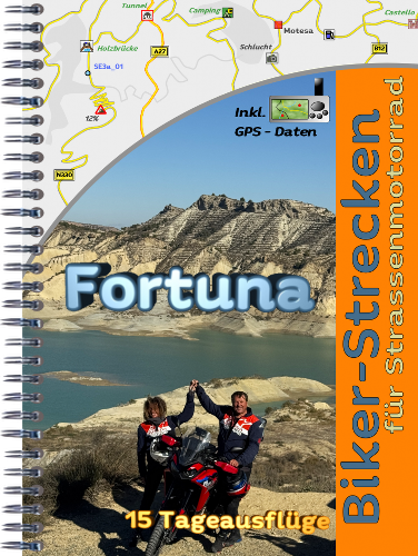 Motorradreisebuch Fortuna / Spanien Motorradfahren im Winter