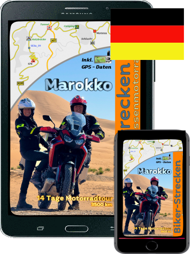 Ebook Reiseführer für Smartphone von Marokko Motorradtour