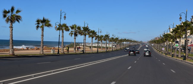 Nos premières impressions de Rabat Vue sur Rabat pendant notre voyage à moto au Maroc