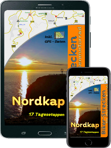 Ebook für Motorradtouren und Strassenmotorrad Nordkap bestellen