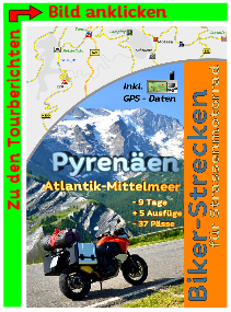 Motorradtour durch die Pyrenäen