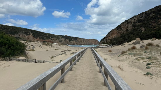 Mit dem Motorrad durch Sardinien zum Dünen Naturschutzgebiet Costa Verde