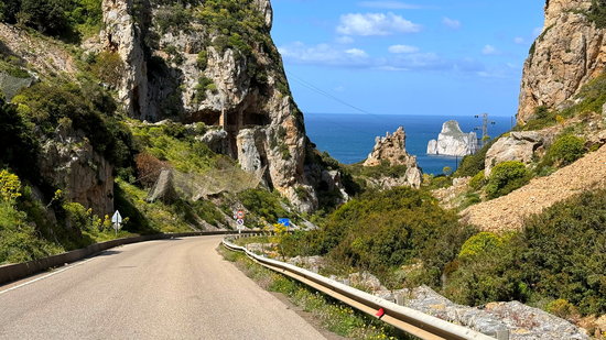 Mit dem Motorrad durch Sardinien zum Dünen Naturschutzgebiet Costa Verde