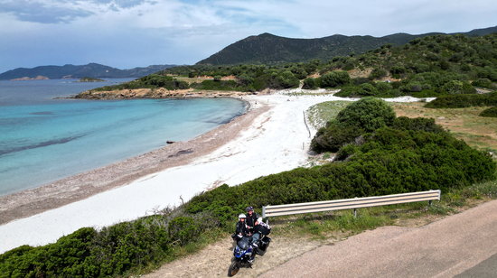Motorradreisebericht Sardinien -- Durch den Süden mit den tollen Stränden und den alten Minengebieten