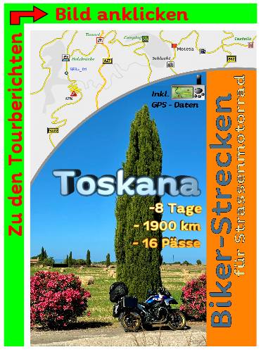 Motorradtour durch die Toskana (Italien)