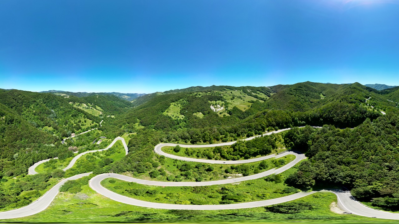 Toskana Passstrassen Motorrad GPX