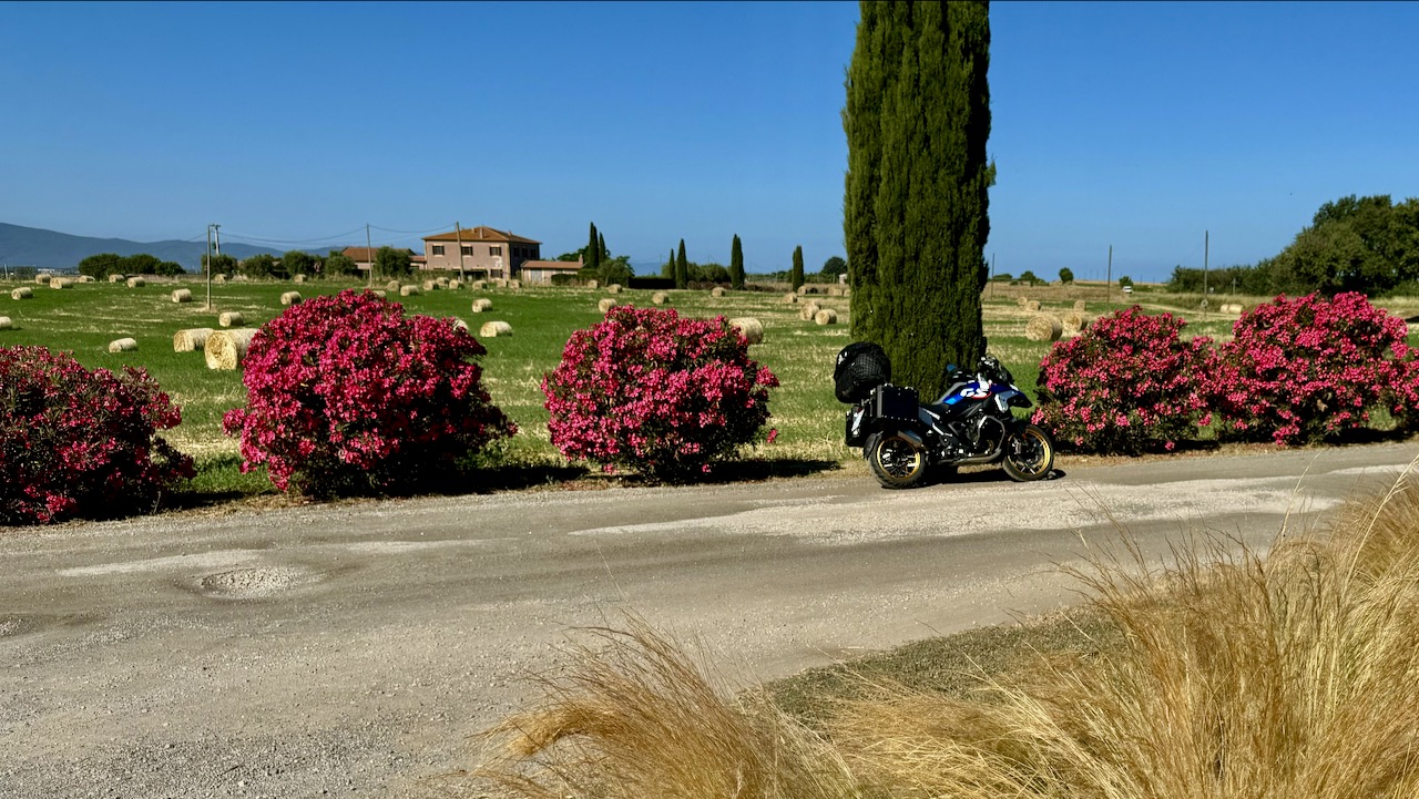 Motorradtour Orbetello bis nach Siena