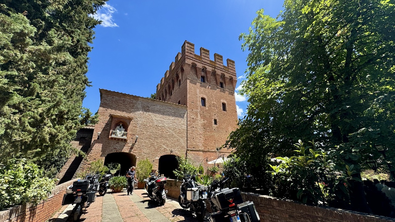Motorradtour Orbetello bis nach Siena