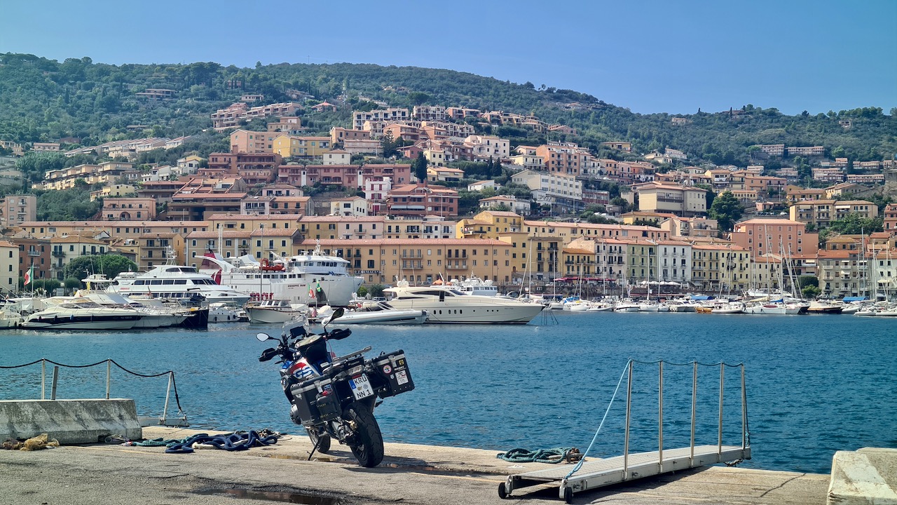 Motorradtour Orbetello bis nach Siena