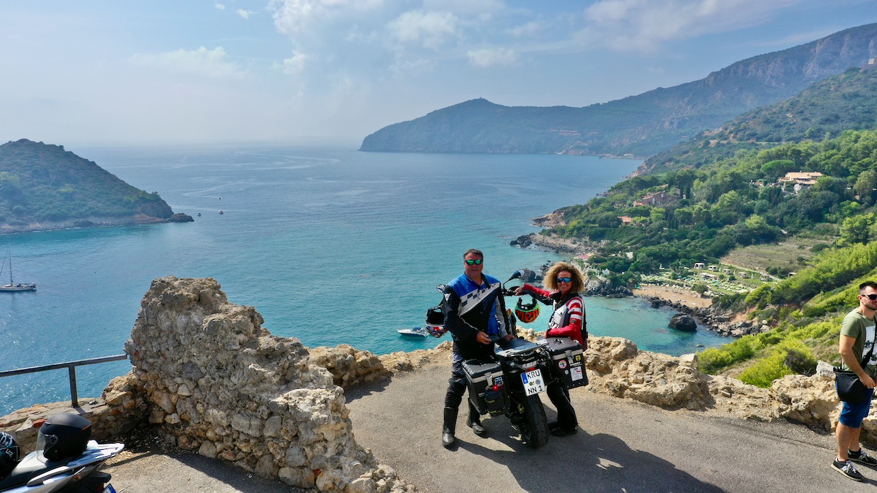 Motorradtour Orbetello bis nach Siena