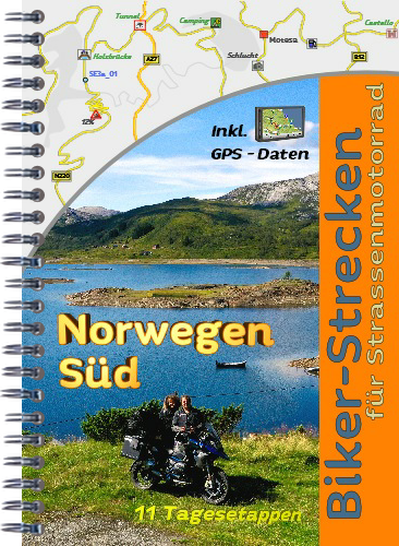 Aktuelles Buch Motorradstrecken Norwegen Süd