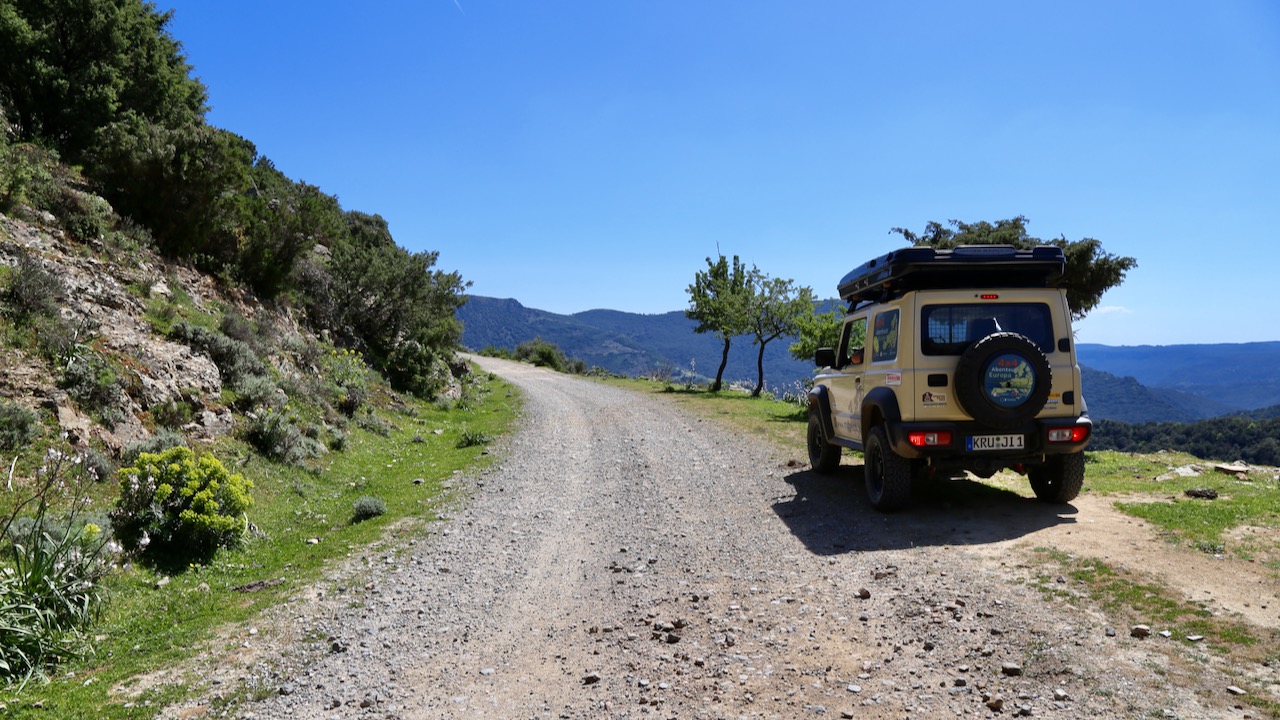 Offroadstrecken in Sardinien mit GPX Tracks