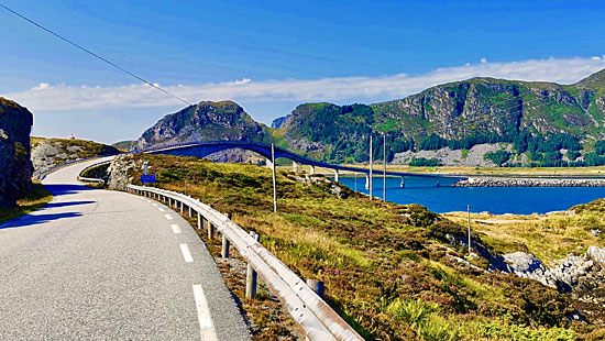 Motorradtour zum Atlantik Way in Norwegen