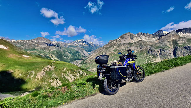 Motorradtour mit der BMW GS 1200 in den Seealpen oder auch Westalpen