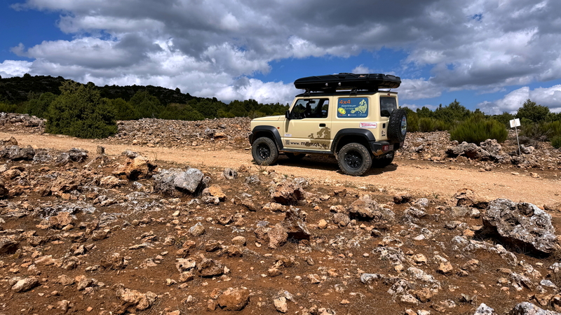 Offroadpisten durch Confines de la Sierra in Andalusien mit dem 4x4 in Spanien