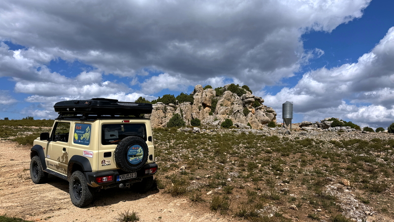 Offroadpisten durch Confines de la Sierra in Andalusien mit dem 4x4 in Spanien