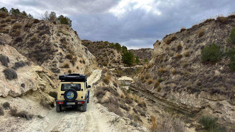 Offroadstrecke BA1 in Andalusien mit dem 4x4 Geländewagen inkl. GPX Tracks