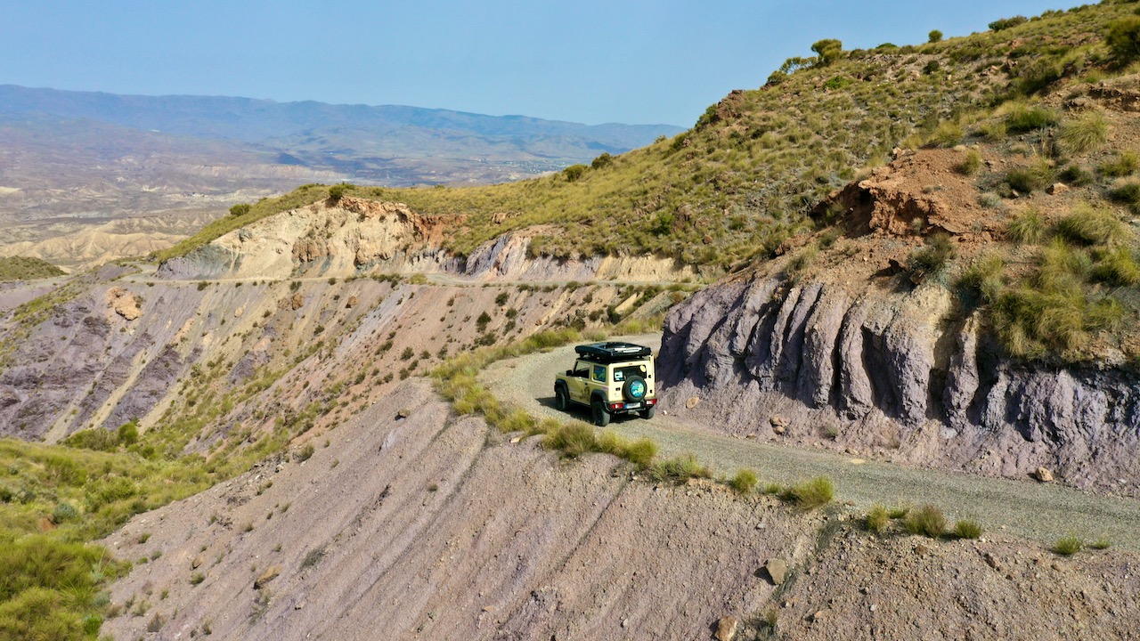 Tabernas Wüste und Westernstadt in Andalusien, auch hierher führt eine unserer Offroadstrecken mit dem 4x4