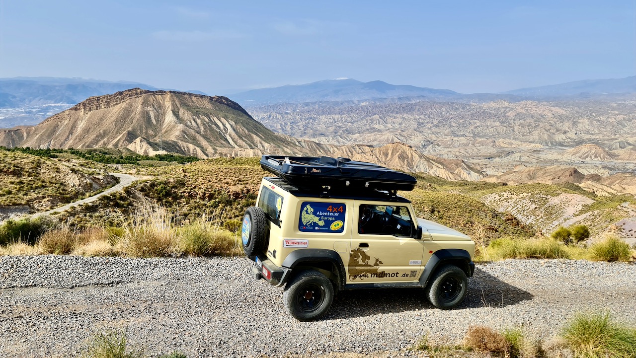 Tabernas Wüste und Westernstadt in Andalusien, auch hierher führt eine unserer Offroadstrecken mit dem 4x4