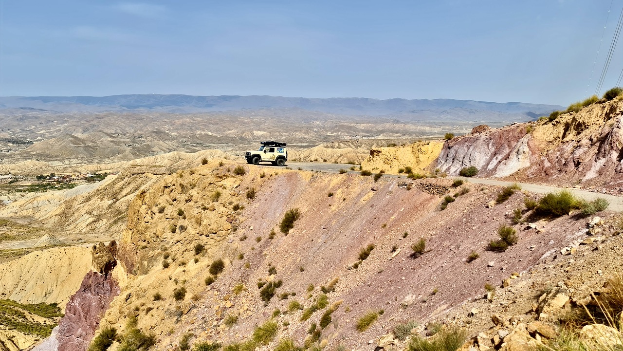 Tabernas Wüste und Westernstadt in Andalusien, auch hierher führt eine unserer Offroadstrecken mit dem 4x4