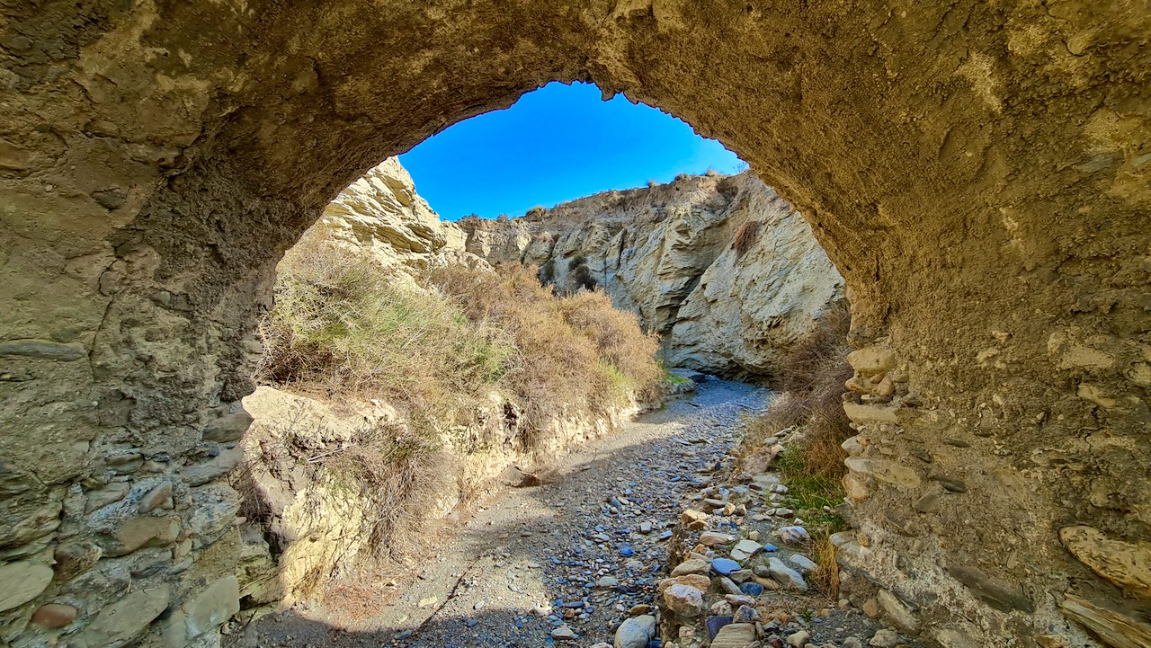 Tracks von der Offroadstrecke durch die Tabernas Wüste 
