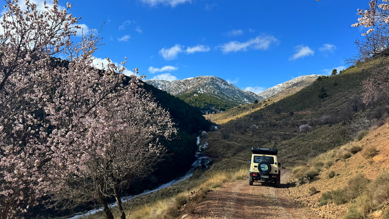 Offroadstrecke durch die Sierra Baza