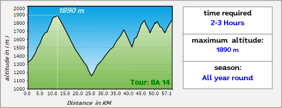 A long off-road track through the northern Sierra Nevada