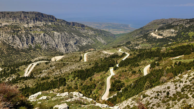 Traumpass in Griechenland Motorradstrecken