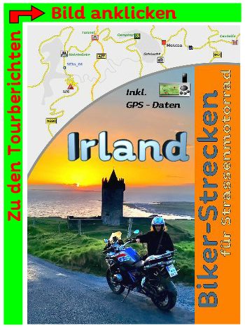 Motorradtouren durch Irland mit dem Motorrad inkl. GPS Daten Reiseführer