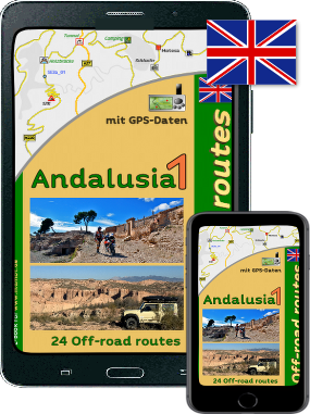 Ebook as an off-road travel guide to Andalusia in English