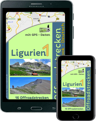 Reiseführer als Ebook von Offroadstrecken ligurien