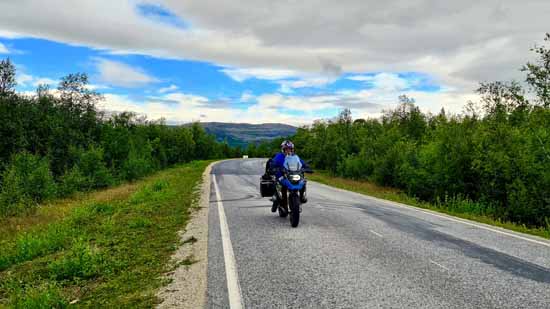 Motorradtour durch Lappland