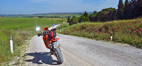 Siena Toskana Motorrad