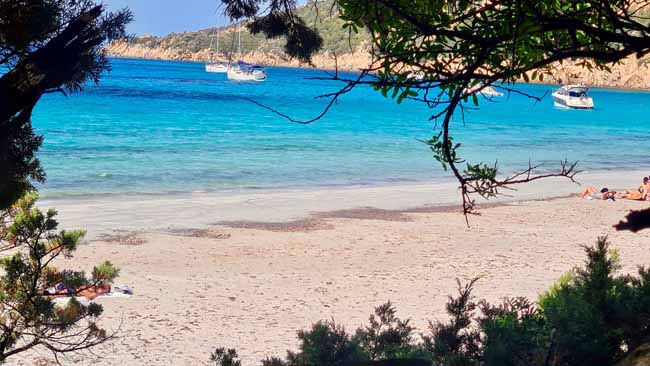 Offroadstrecke ( Korsika ) zu drei Badestränden
