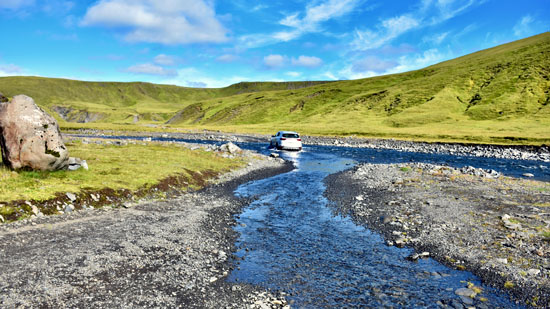 Island raus nach Laki mit dem Geländewagen