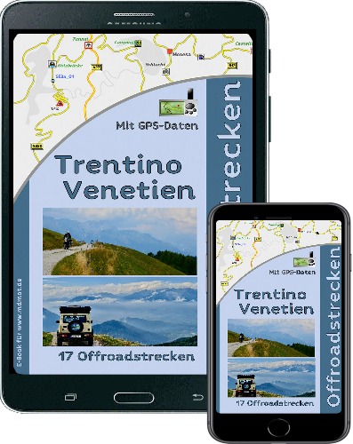 Ebook handy Trento Offroadstrecken