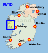 Tourenkarte Klippen von Irlands Westen