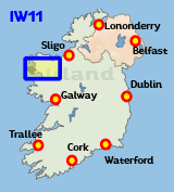 Tourenkarte Atlantic Way auf Irland