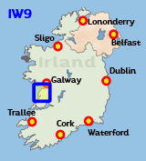 Tourenkarte Galway auf Irland